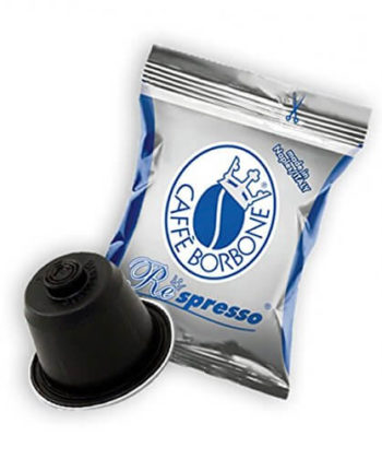 100 Capsule Borbone Respresso Miscela Blu Compatibili con Nespresso