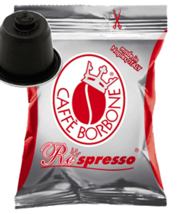 100 Capsule Borbone Respresso Miscela Rossa Compatibili con Nespresso