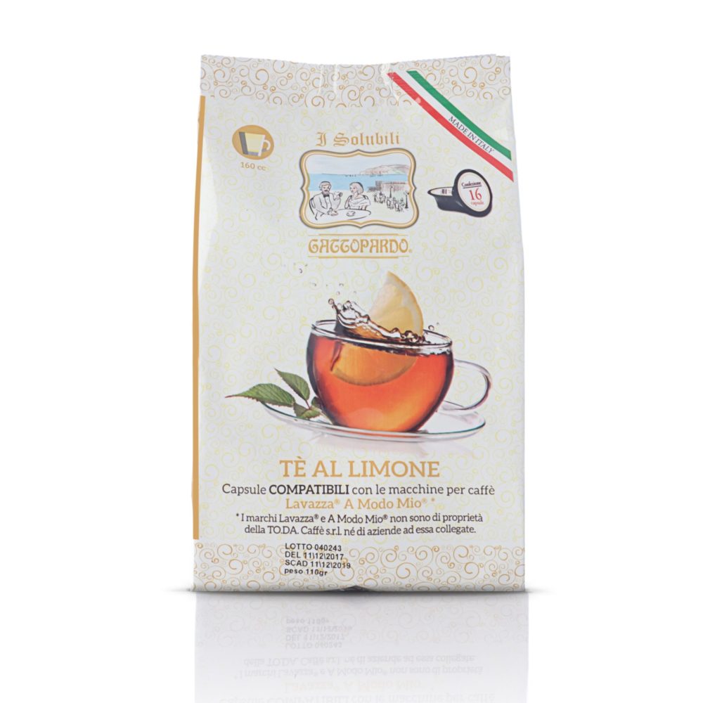 Capsule Gattopardo Tè Limone Compatibili A Modo Mio