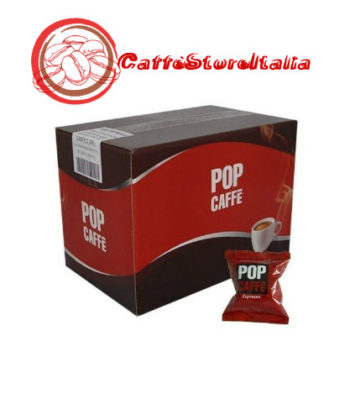 100 Capsule Pop Caffè Miscela Espresso (Rossa) Compatibile con Lavazza Espresso Point